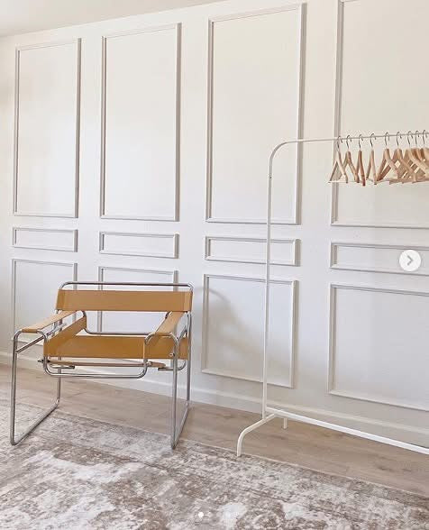 Bedroom with panels